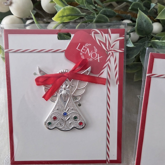 Lenox Silver Christmas Ornaments - Picture 5 of 6